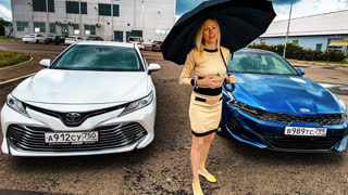 Лиса Рулит - KIA K5 (OPTIMA) против TOYOTA CAMRY  Обзор и сравнение