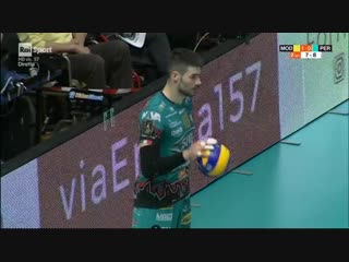 Модена - Перуджа. 20-й тур Чемпионата Италии по волейболу. Серия А1. Мужчины. 03.02.19