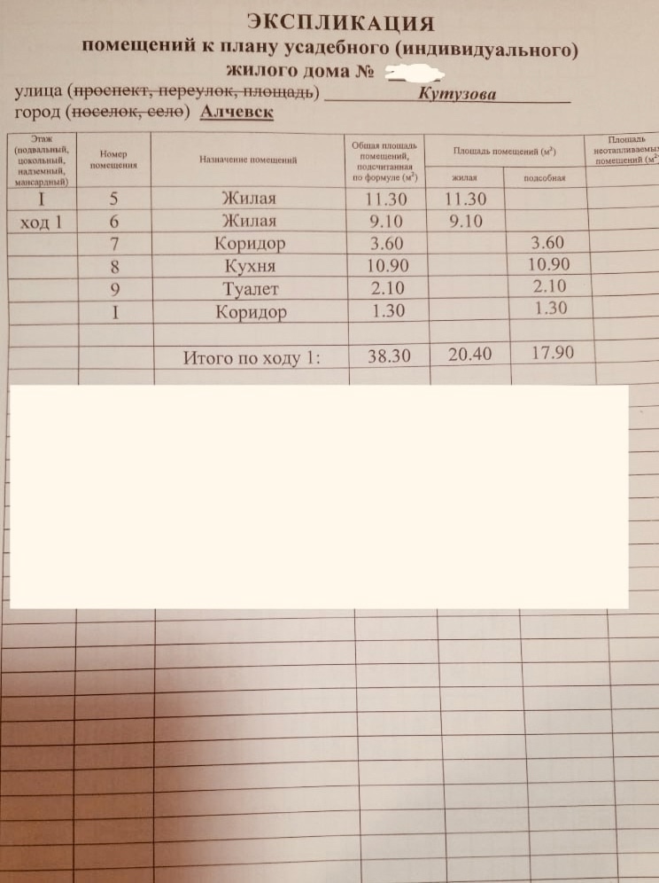 Объект 1053 !!! Продаётся 1/2 Дома в г. Алчевске по ул.Кутузова ОП - 39 кв, кухня - 11 кв. В доме: 2 комнаты+ 2 коридора+ кухня и санузел. Цена - 1 200 000 руб. ЗВОНИТЕ: +7 959 131 77 52 +7 959 020 15 93